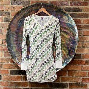 Scanty Skull Pajama Shirt Sz S